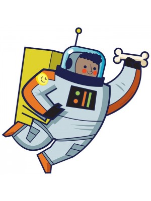 Autocolant sau poster Silly Space Boy Astronaut